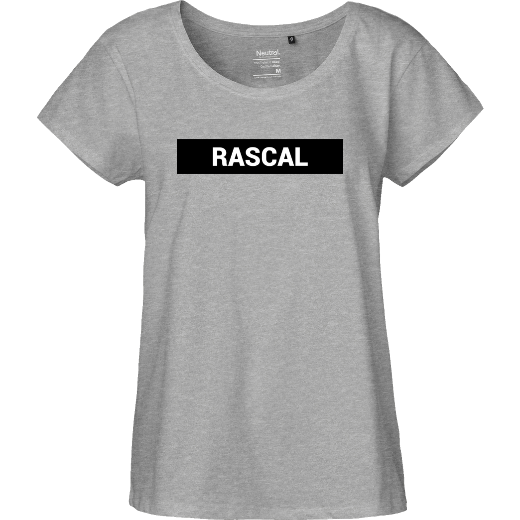 Sephiron Sephiron - Rascal T-Shirt Fairtrade Loose Fit Girlie - heather grey