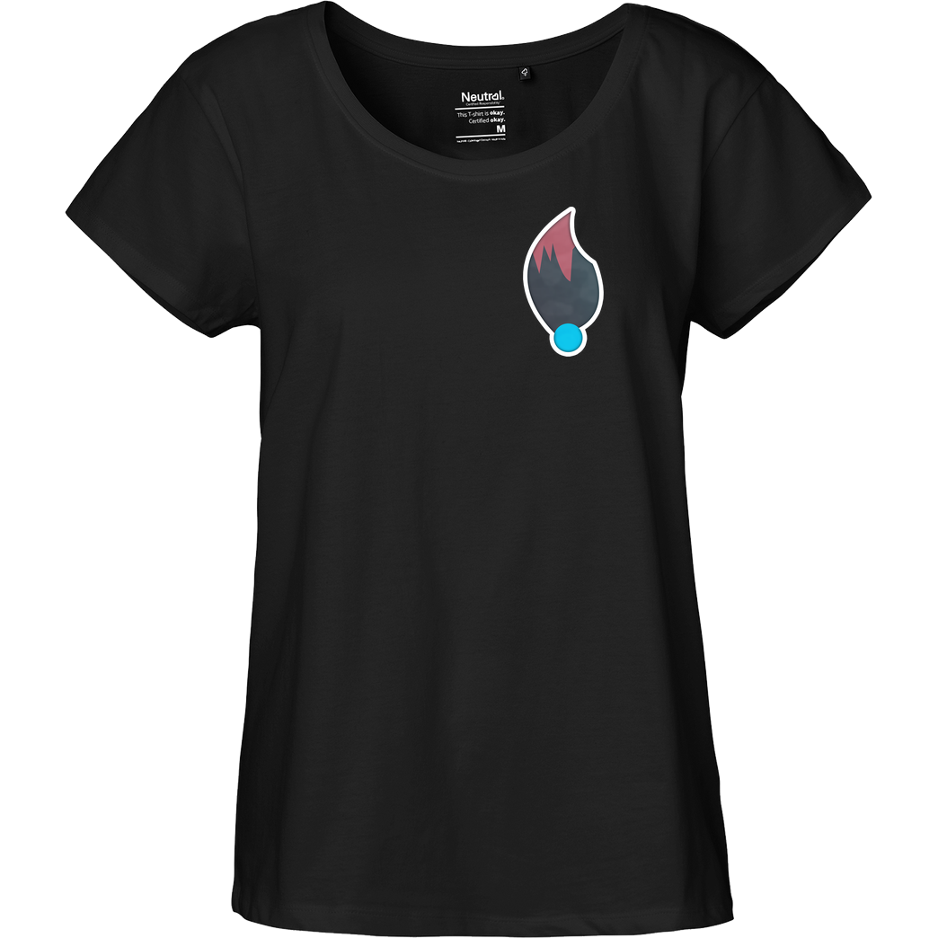Sephiron Sephiron - Rascal Pocket T-Shirt Fairtrade Loose Fit Girlie - black