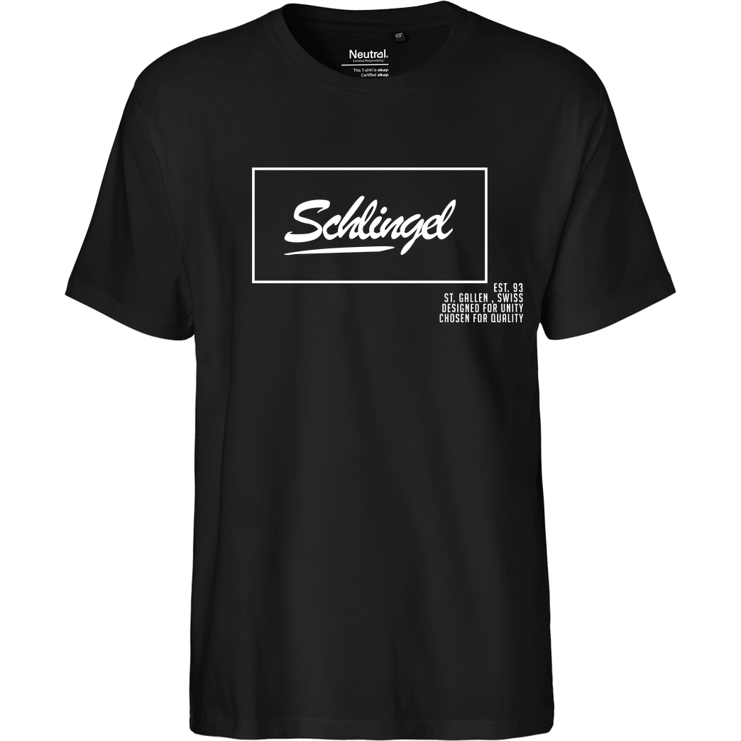 Sephiron Sephiron - Schlingel T-Shirt Fairtrade T-Shirt - black