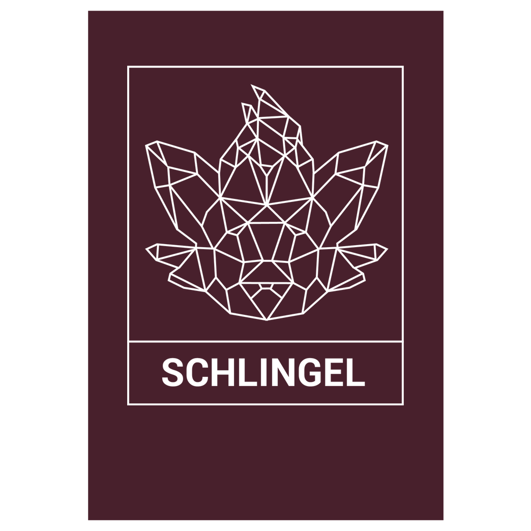Sephiron Sephiron - Schlingel Kasten Druck Art Print burgundy