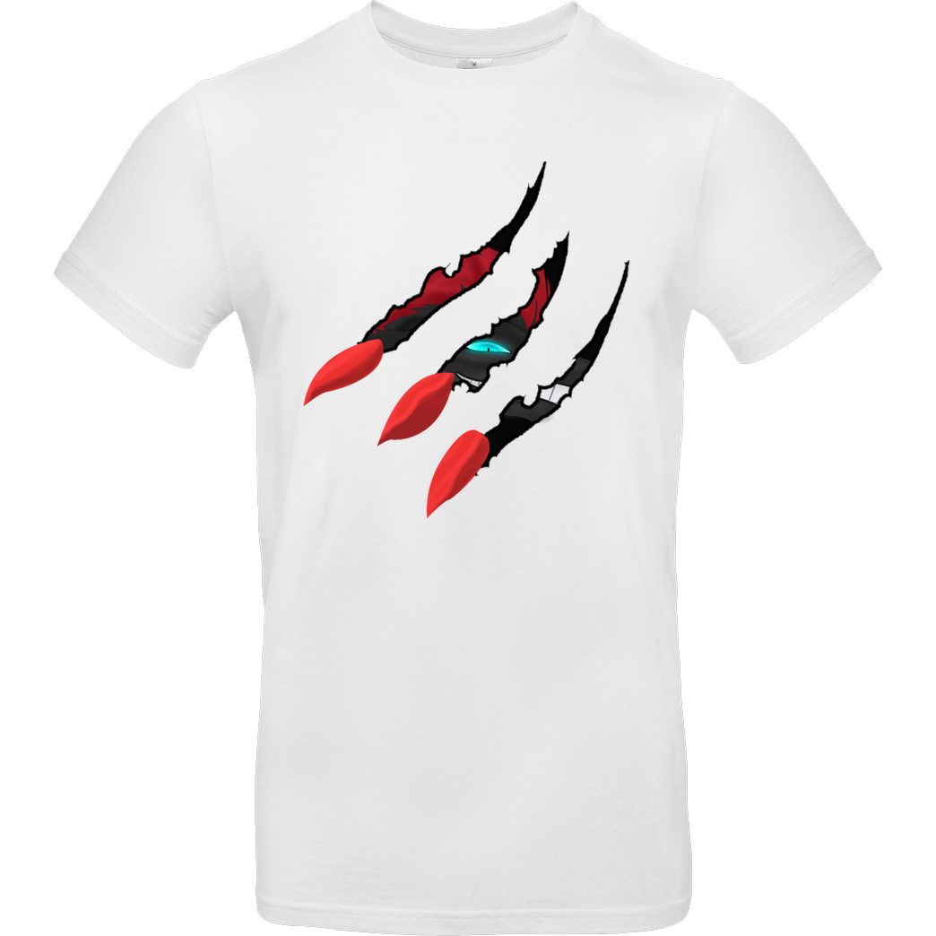 Sephiron Sephiron - Schlingel Klaue T-Shirt B&C EXACT 190 -  White