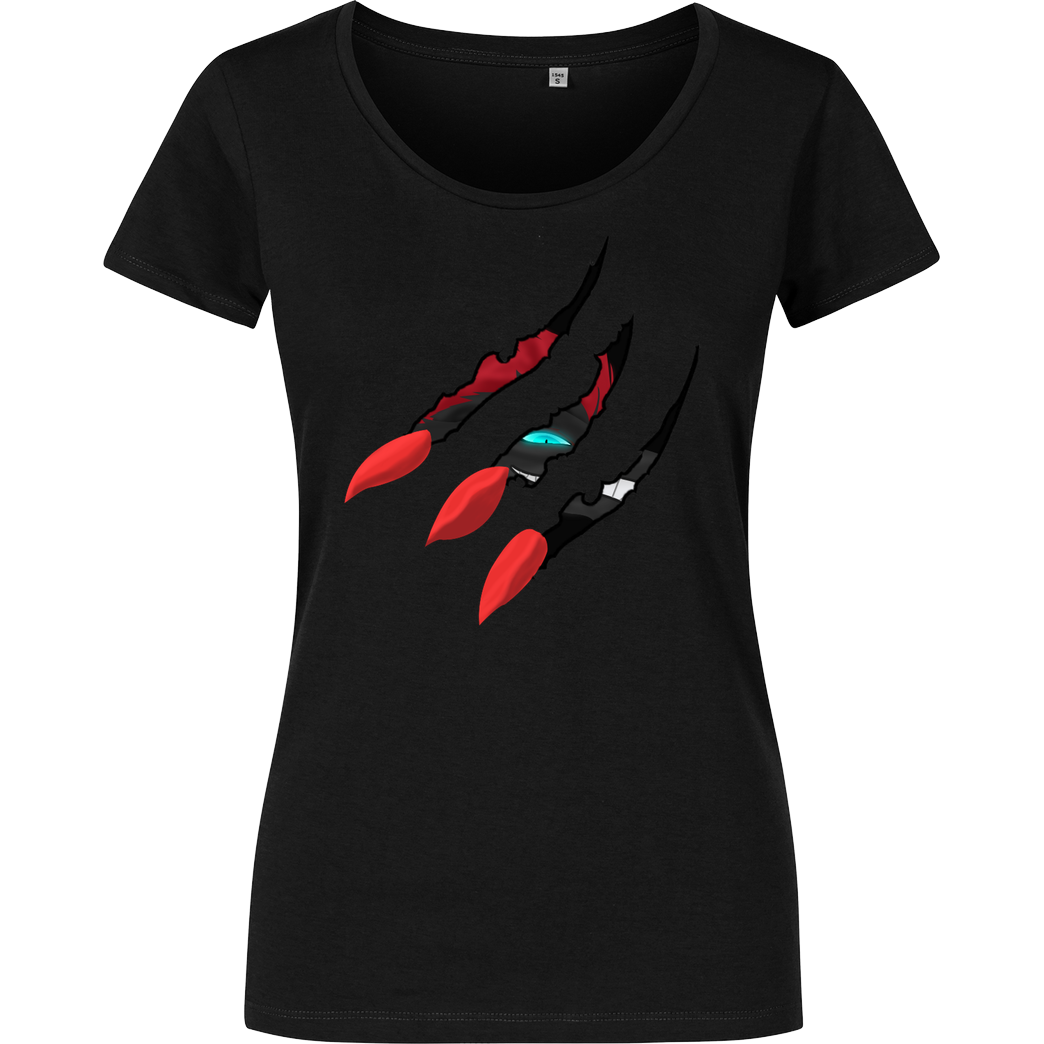 Sephiron Sephiron - Schlingel Klaue T-Shirt Girlshirt schwarz
