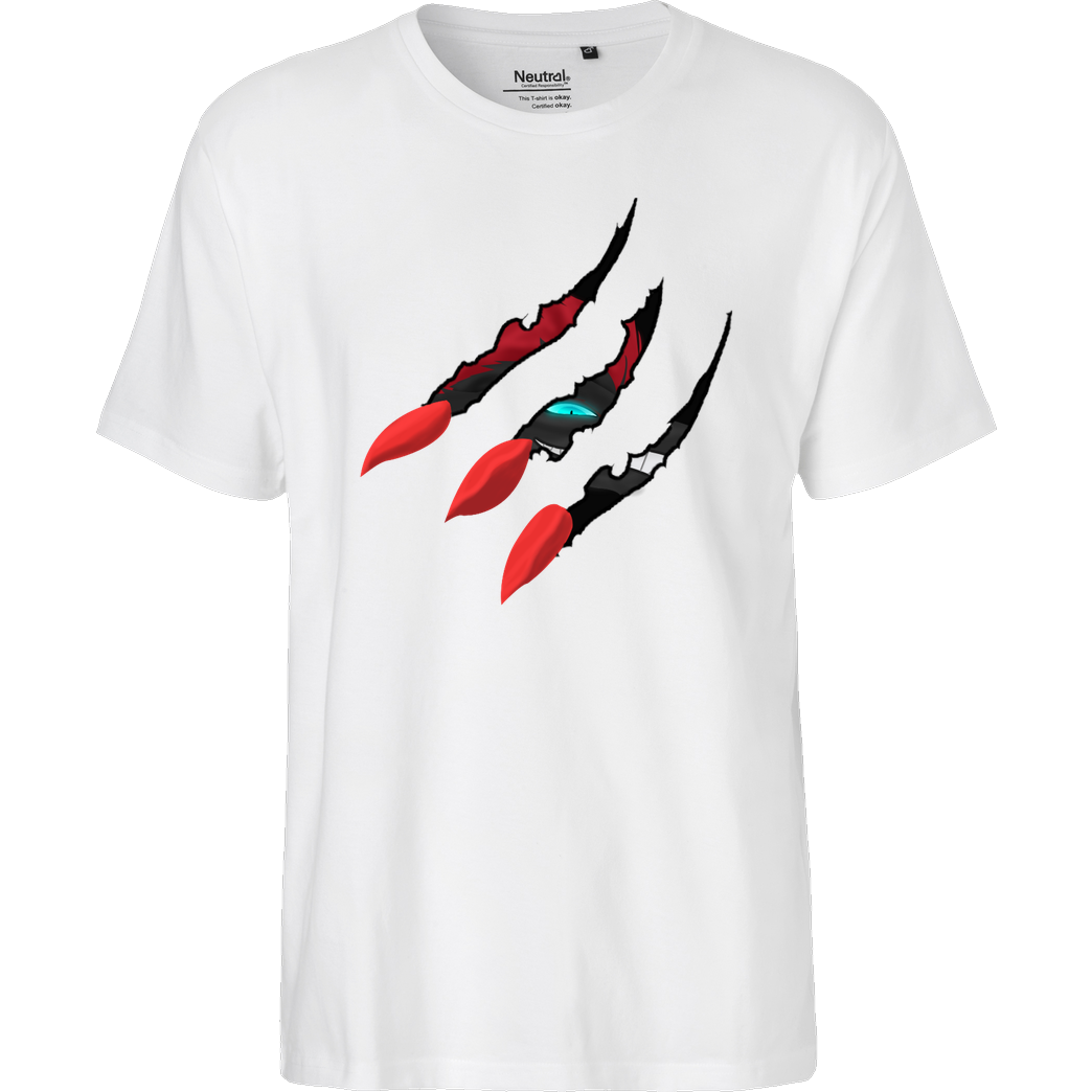Sephiron Sephiron - Schlingel Klaue T-Shirt Fairtrade T-Shirt - white
