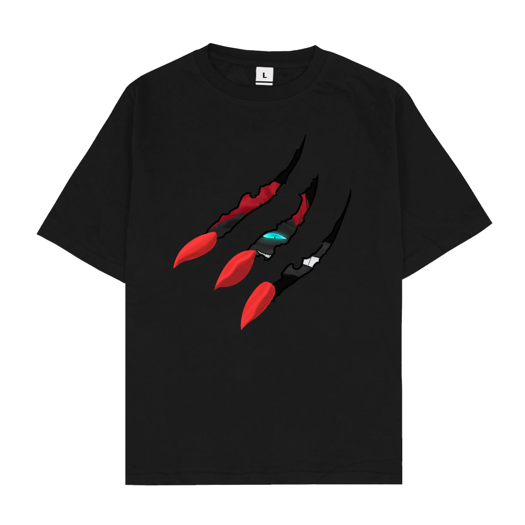 Sephiron Sephiron - Schlingel Klaue T-Shirt Oversize T-Shirt - Black