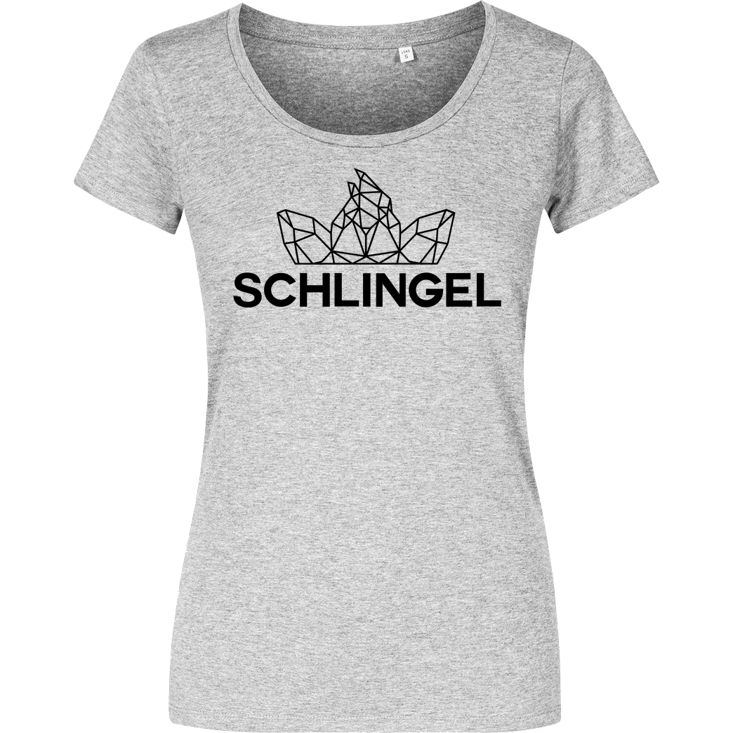 Sephiron Sephiron - Schlingel Polygon T-Shirt Girlshirt heather grey