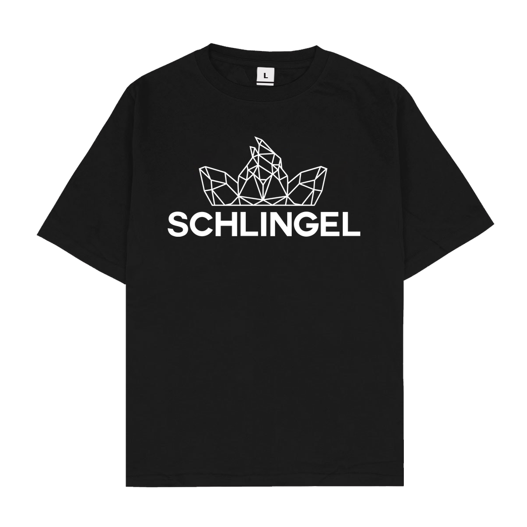 Sephiron Sephiron - Schlingel Polygon T-Shirt Oversize T-Shirt - Black