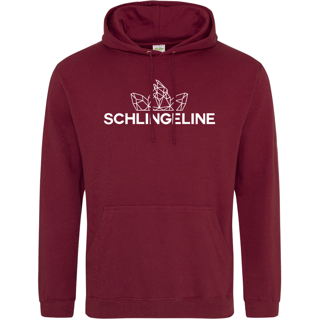 Sephiron Sephiron - Schlingeline Polygon Sweatshirt JH Hoodie - Bordeaux