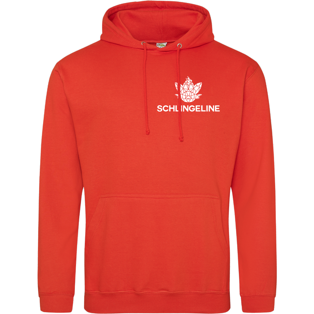 Sephiron Sephiron - Schlingeline Polygon pocket Sweatshirt JH Hoodie - Orange