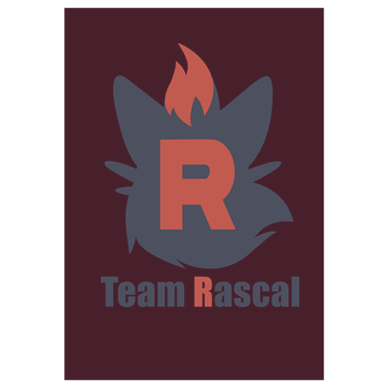 Sephiron - Team Rascal Art Print burgundy