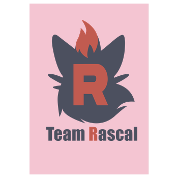 Sephiron - Team Rascal Art Print pink