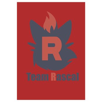 Sephiron - Team Rascal Art Print red