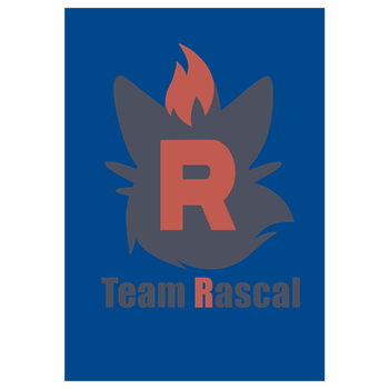 Sephiron - Team Rascal Art Print blue