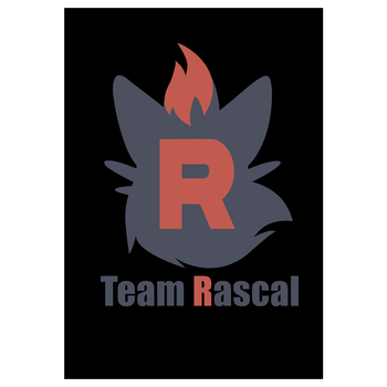 Sephiron - Team Rascal Art Print black