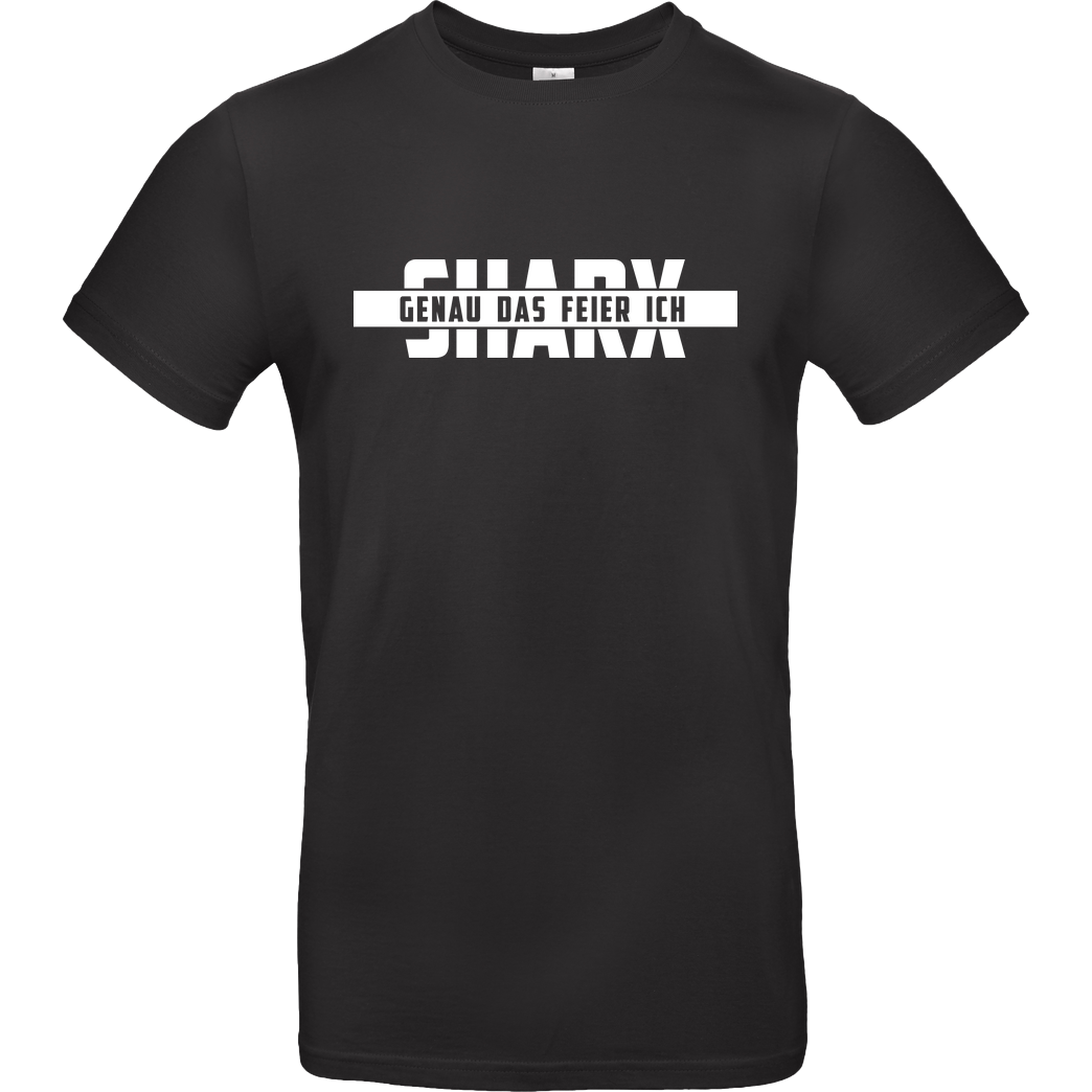 Sharx Sharx - Logo White T-Shirt B&C EXACT 190 - Black