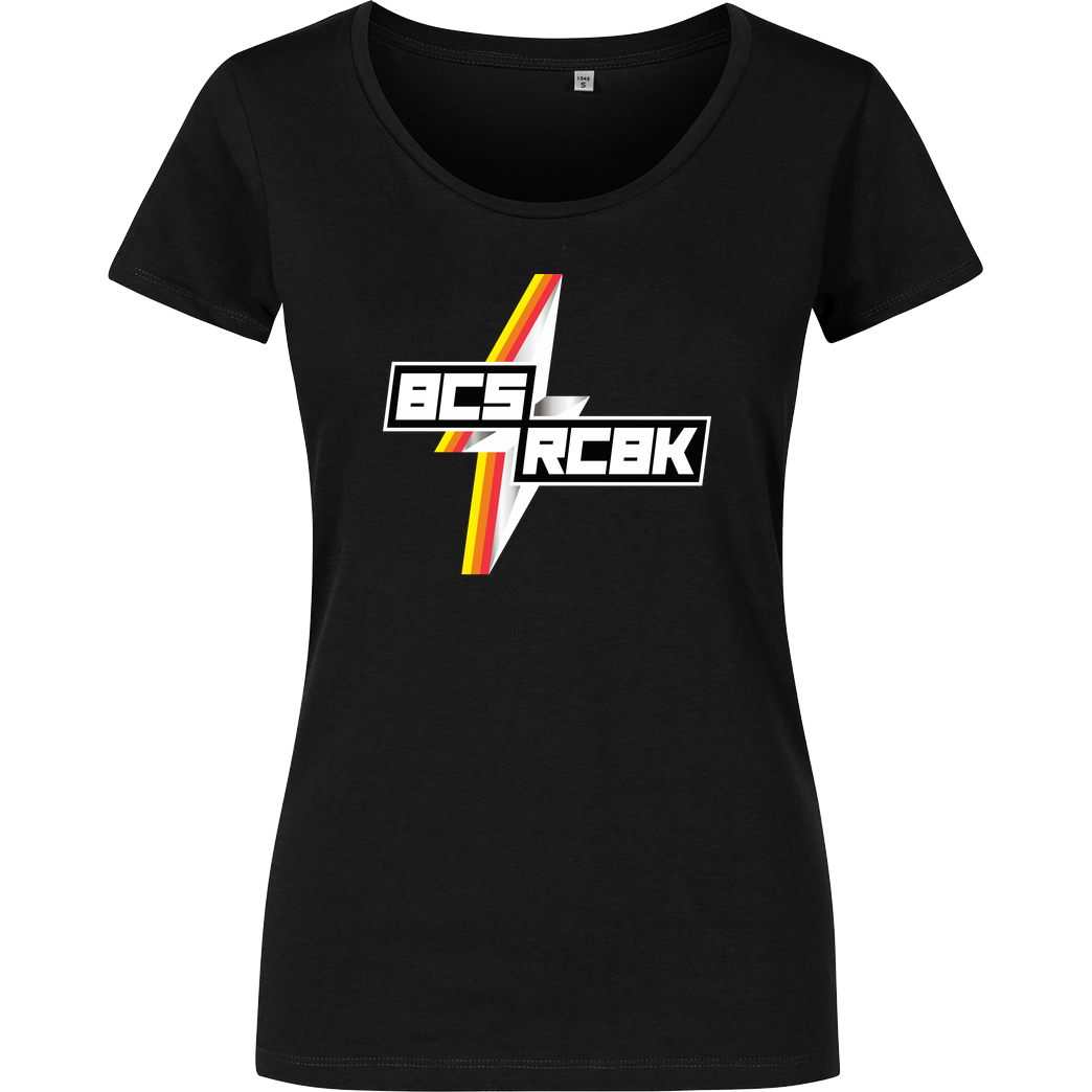 Slaty Slaty - Because Racebike Flash T-Shirt Girlshirt schwarz