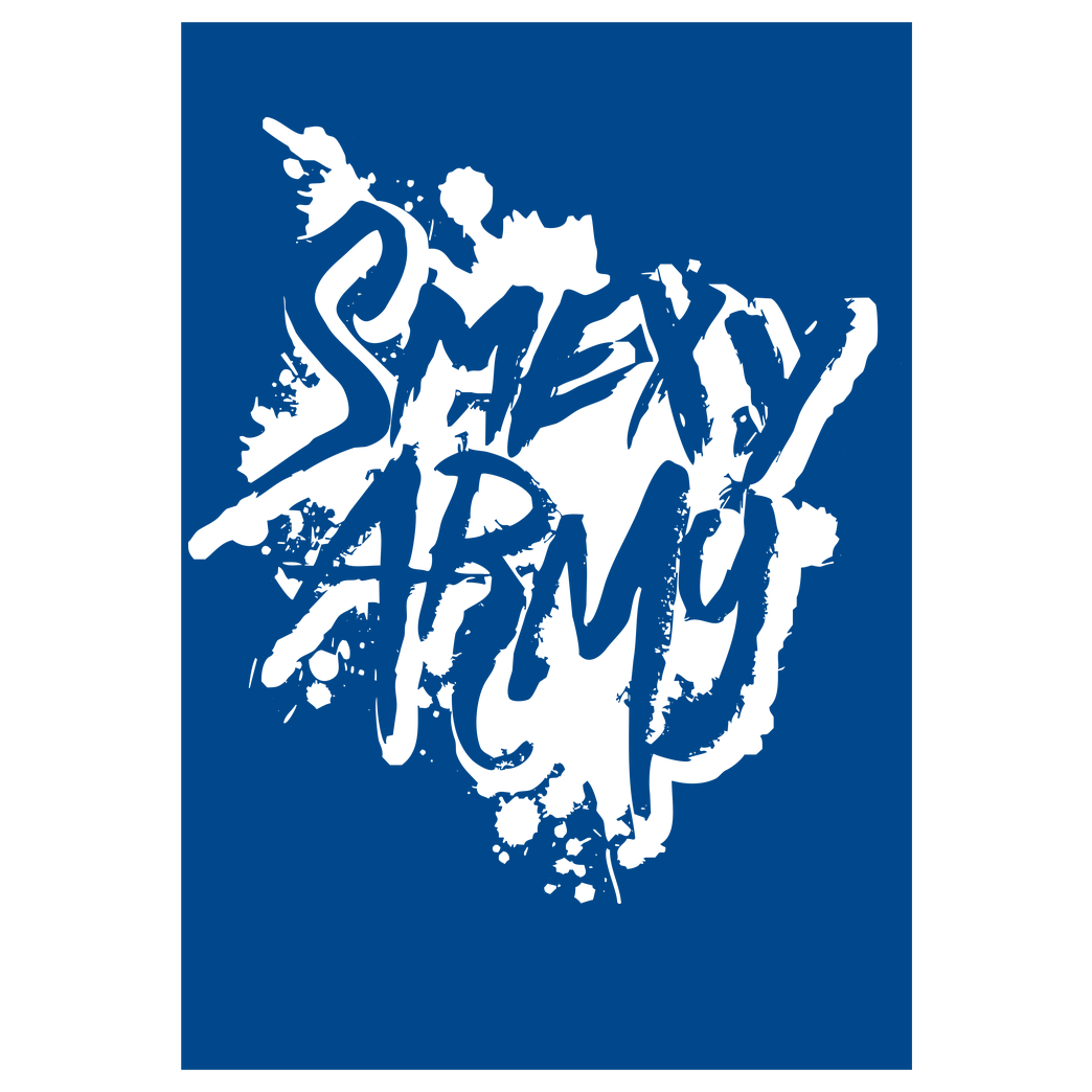 Smexy Smexy - Army Druck Art Print blue