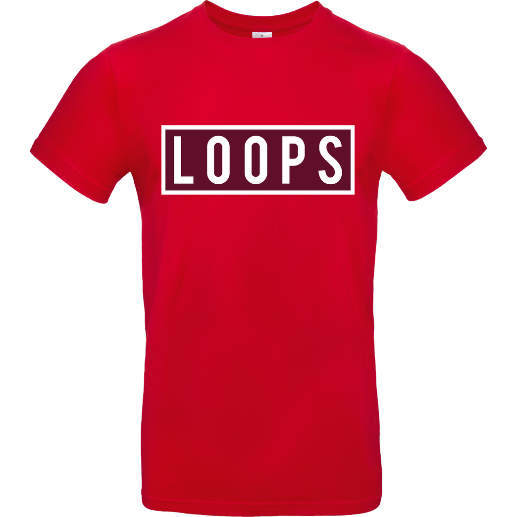 Sonny Loops Sonny Loops - Square T-Shirt B&C EXACT 190 - Red