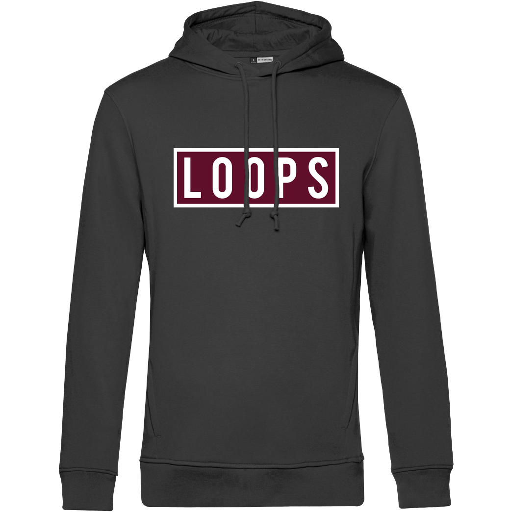 Sonny Loops Sonny Loops - Square Sweatshirt B&C HOODED INSPIRE - black