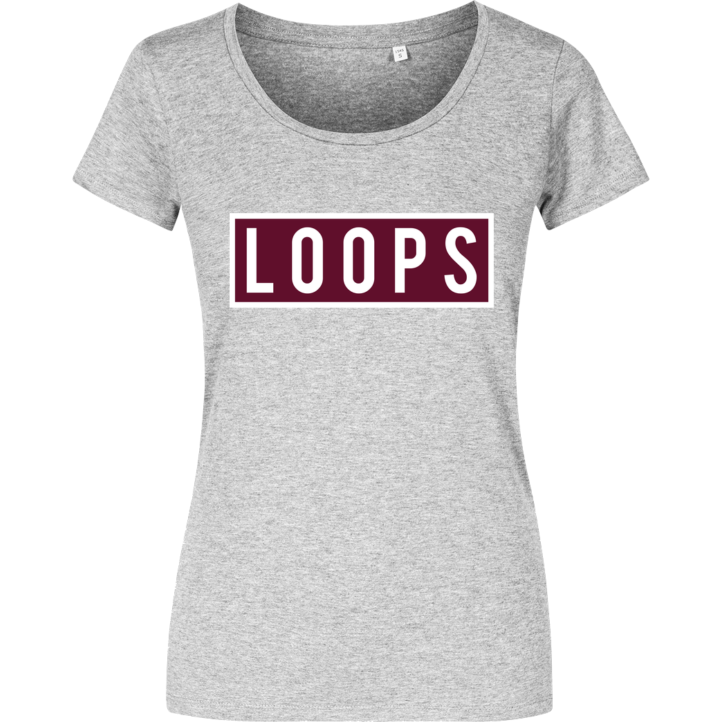 Sonny Loops Sonny Loops - Square T-Shirt Girlshirt heather grey