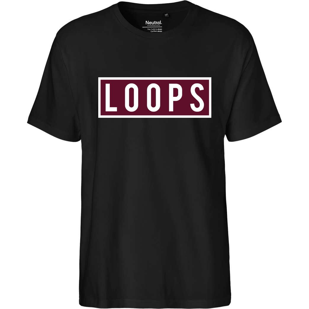 Sonny Loops Sonny Loops - Square T-Shirt Fairtrade T-Shirt - black
