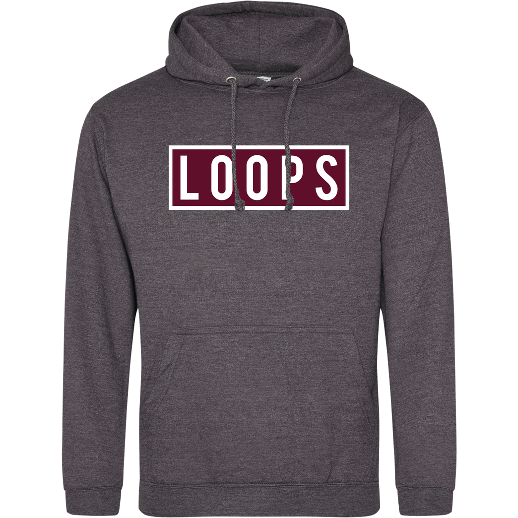 Sonny Loops Sonny Loops - Square Sweatshirt JH Hoodie - Dark heather grey