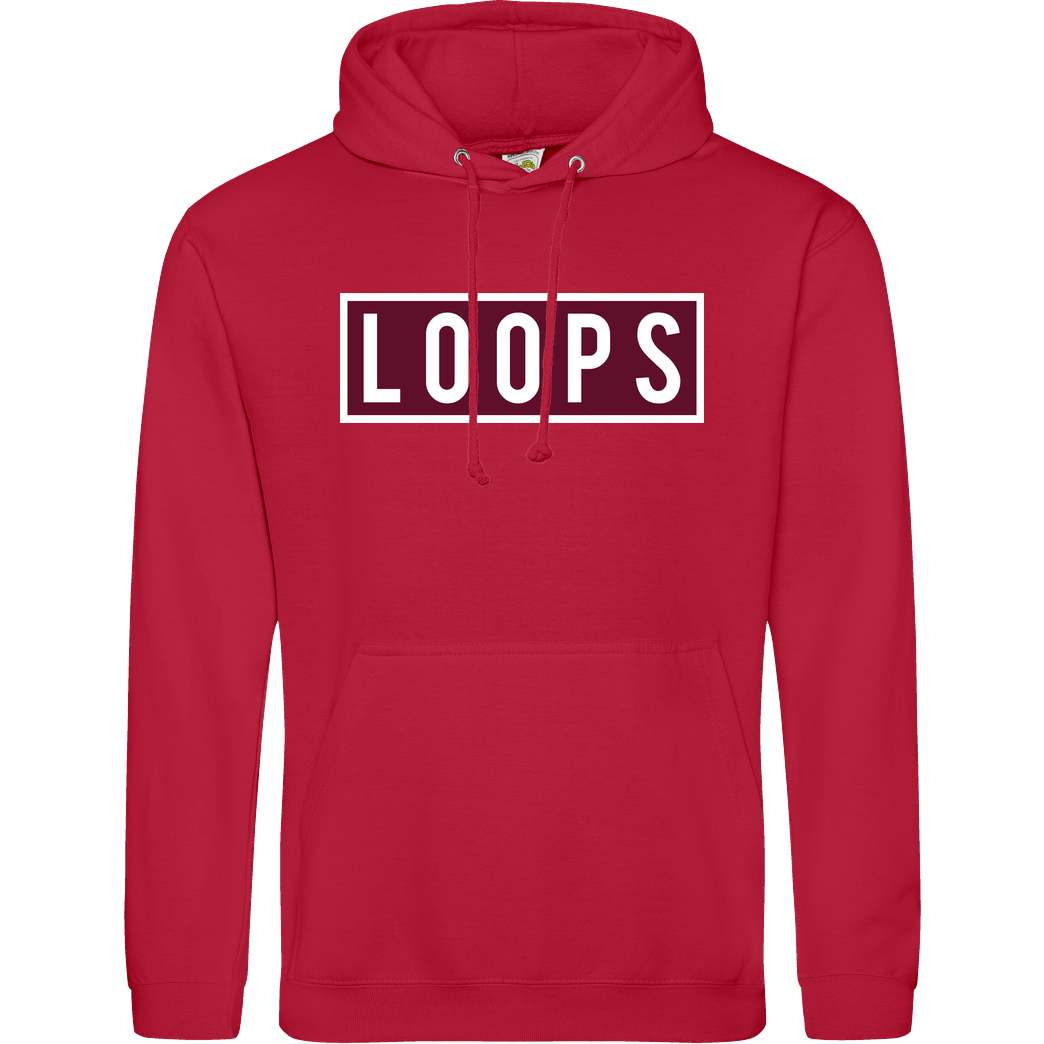 Sonny Loops Sonny Loops - Square Sweatshirt JH Hoodie - red