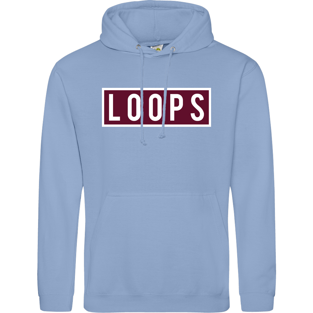 Sonny Loops Sonny Loops - Square Sweatshirt JH Hoodie - sky blue
