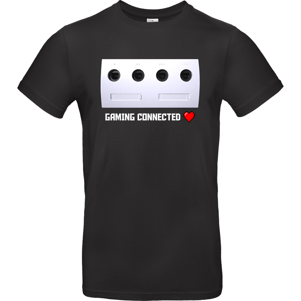 Spielewelten Spielewelten - Gaming Connected T-Shirt B&C EXACT 190 - Black