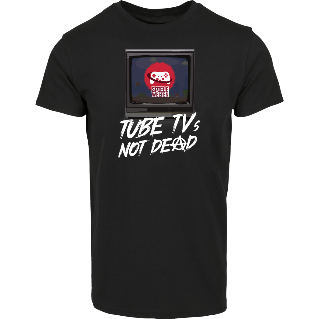 Spielewelten Spielewelten - Not Dead T-Shirt House Brand T-Shirt - Black