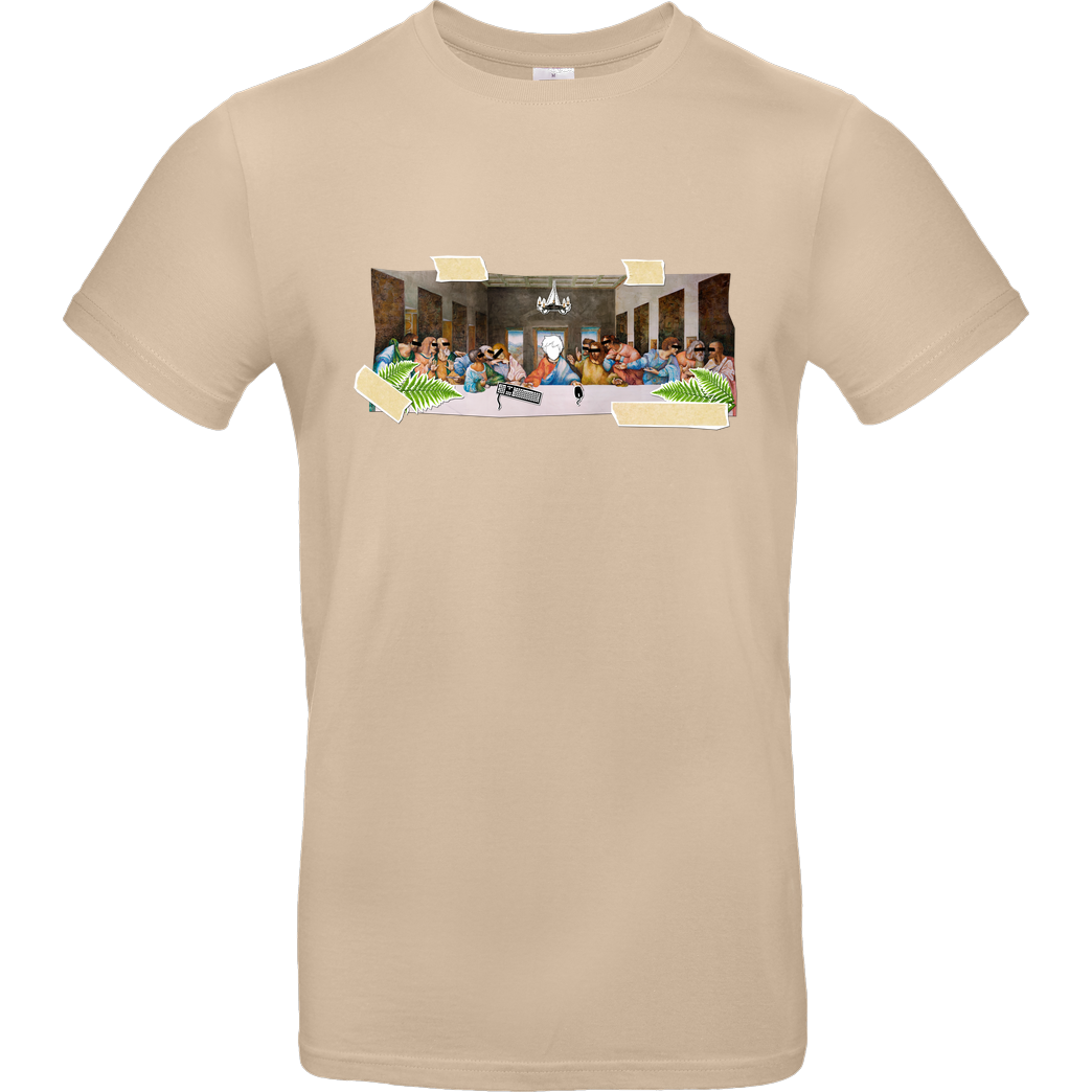 byStegi Stegi - Abendmahl T-Shirt B&C EXACT 190 - Sand