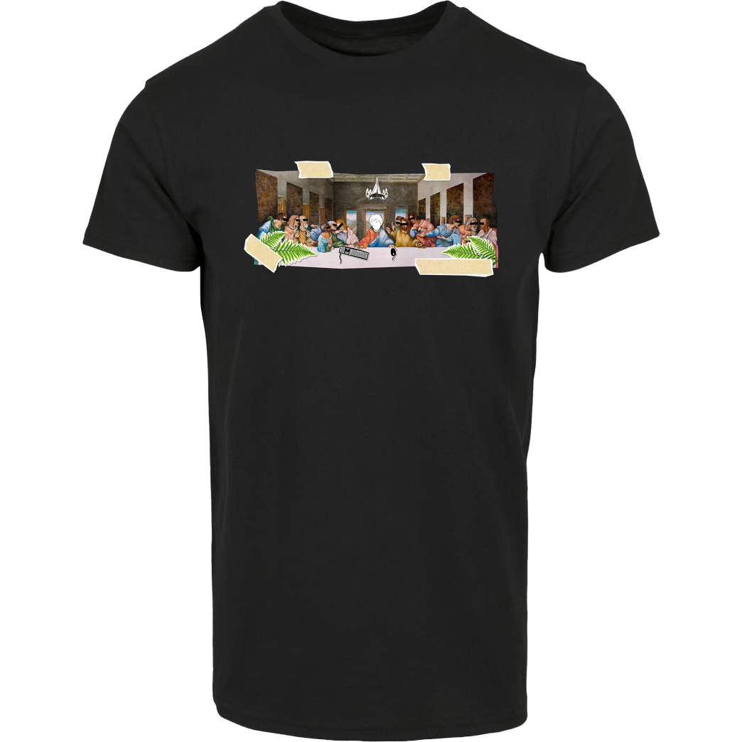 byStegi Stegi - Abendmahl T-Shirt House Brand T-Shirt - Black