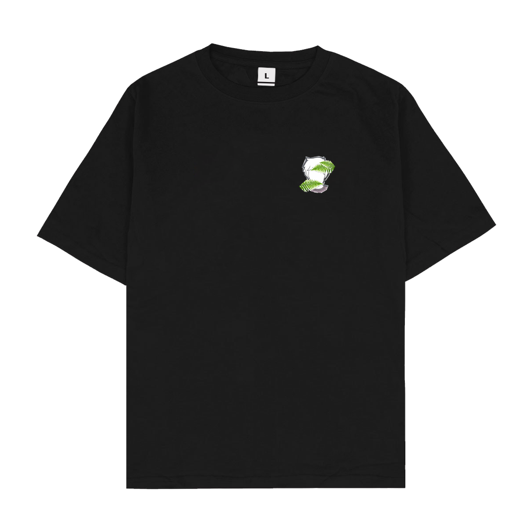 byStegi Stegi - Green Mind T-Shirt Oversize T-Shirt - Black