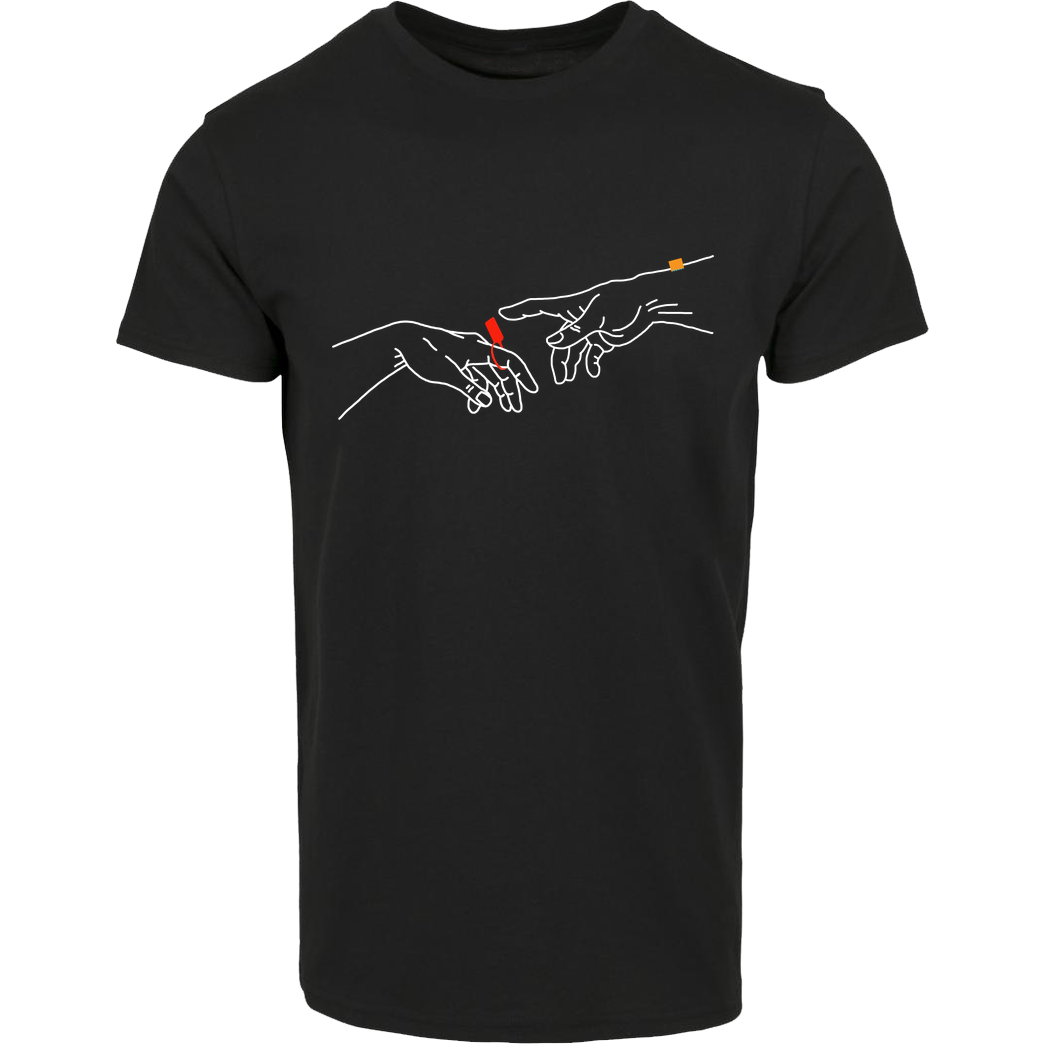 byStegi Stegi - Hände T-Shirt House Brand T-Shirt - Black
