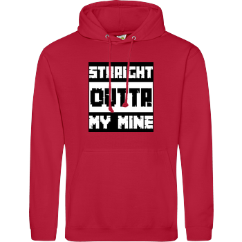 Straight Outta My Mine JH Hoodie - red