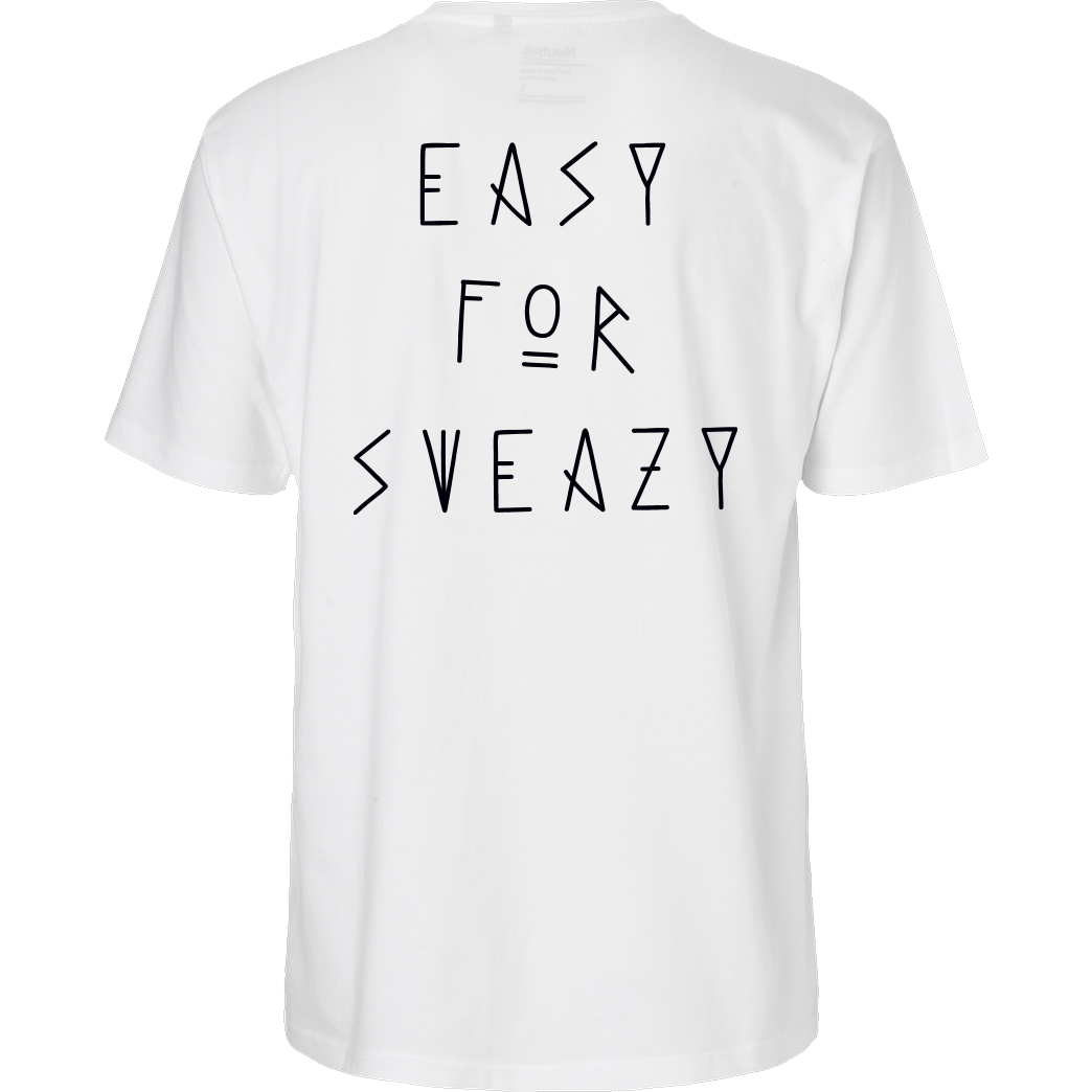 SweazY Sweazy - Easy 4 T-Shirt Fairtrade T-Shirt - white