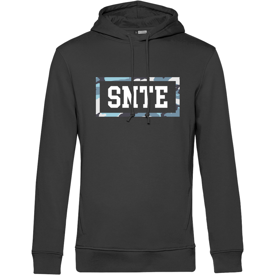 SYNTE Synte - Camo Logo Sweatshirt B&C HOODED INSPIRE - black