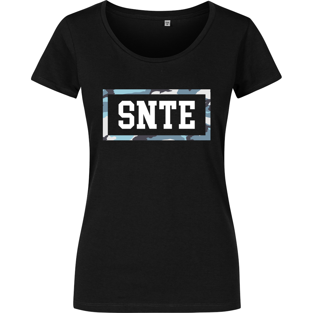SYNTE Synte - Camo Logo T-Shirt Girlshirt schwarz