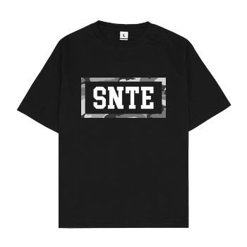 Synte - Camo Logo Oversize T-Shirt - Black