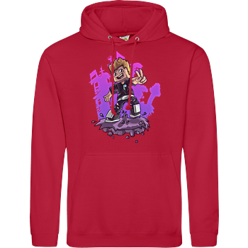 Synte - Drawn Avatar JH Hoodie - red