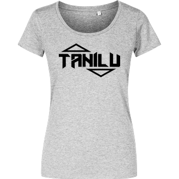 TaniLu Logo Girlshirt heather grey