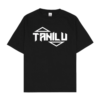 TaniLu Logo Oversize T-Shirt - Black