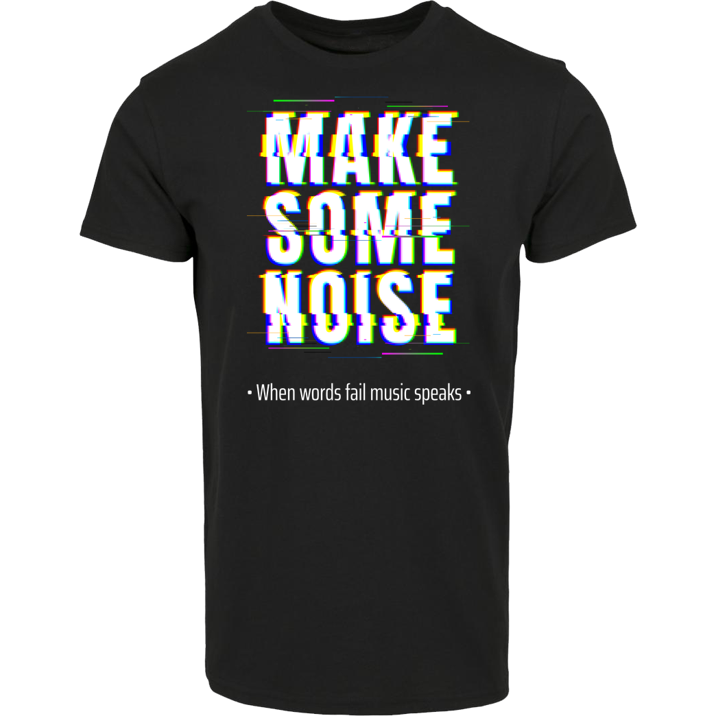 Tanilu TaniLu - Make some noise T-Shirt House Brand T-Shirt - Black
