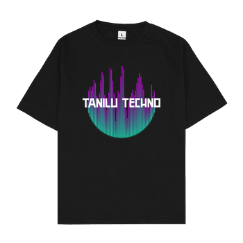 TaniLu - Techno Oversize T-Shirt - Black