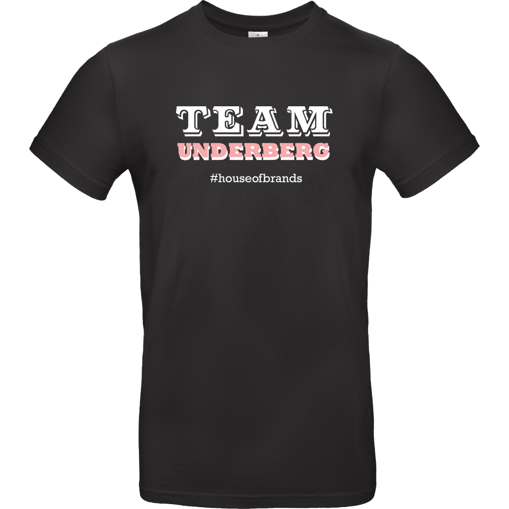 None Team Shirt Underberg T-Shirt B&C EXACT 190 - Black