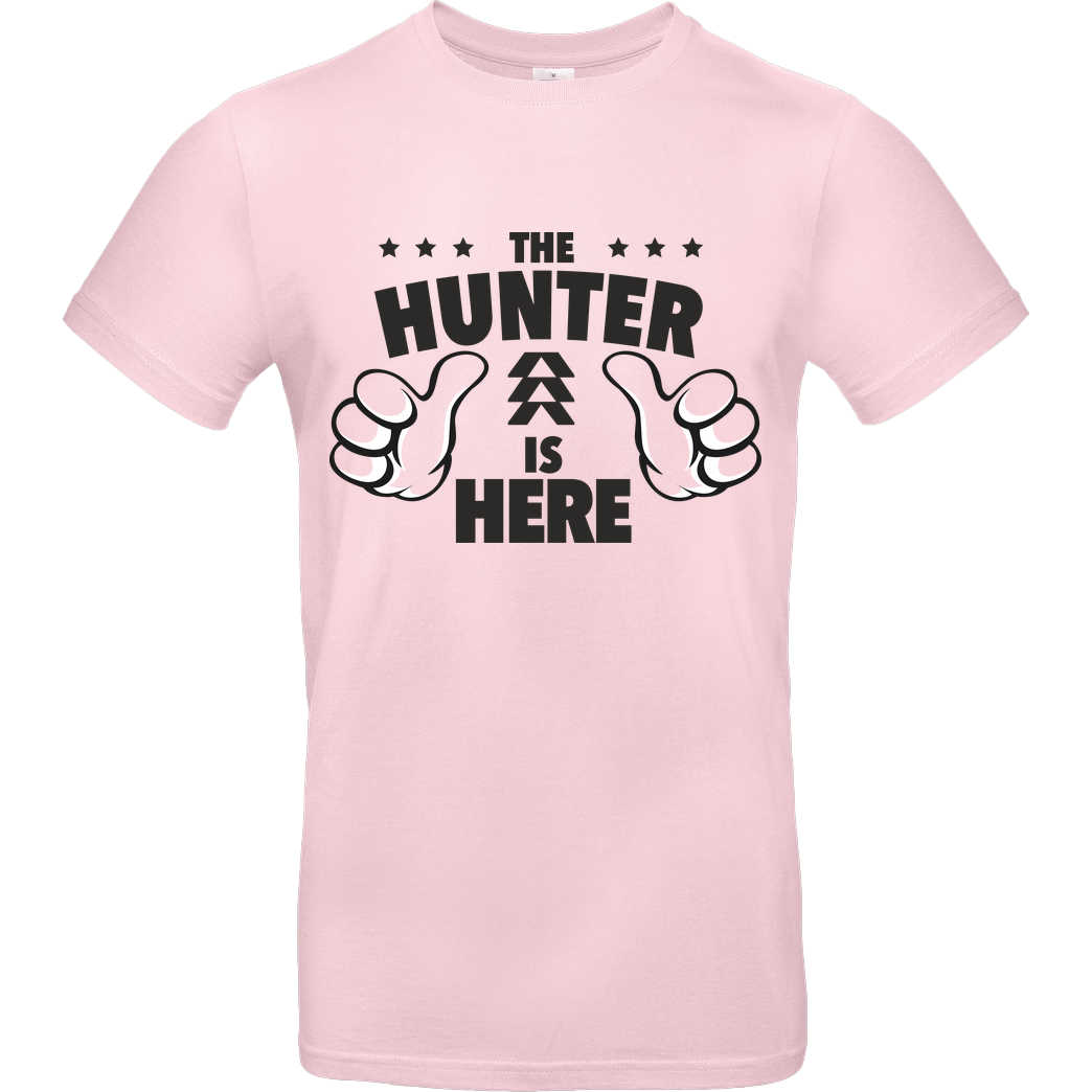 bjin94 The Hunter is Here T-Shirt B&C EXACT 190 - Light Pink