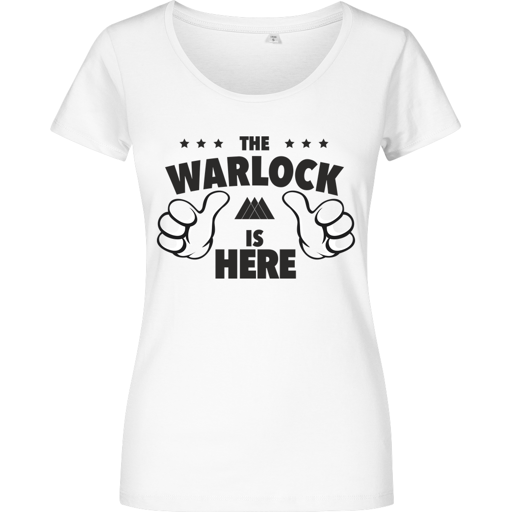 bjin94 The Warlock is Here T-Shirt Girlshirt weiss