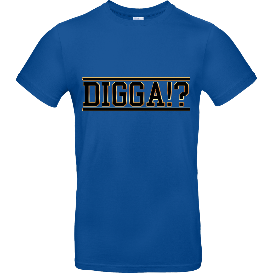 TheSnackzTV TheSnackzTV - Digga schwarz T-Shirt B&C EXACT 190 - Royal Blue