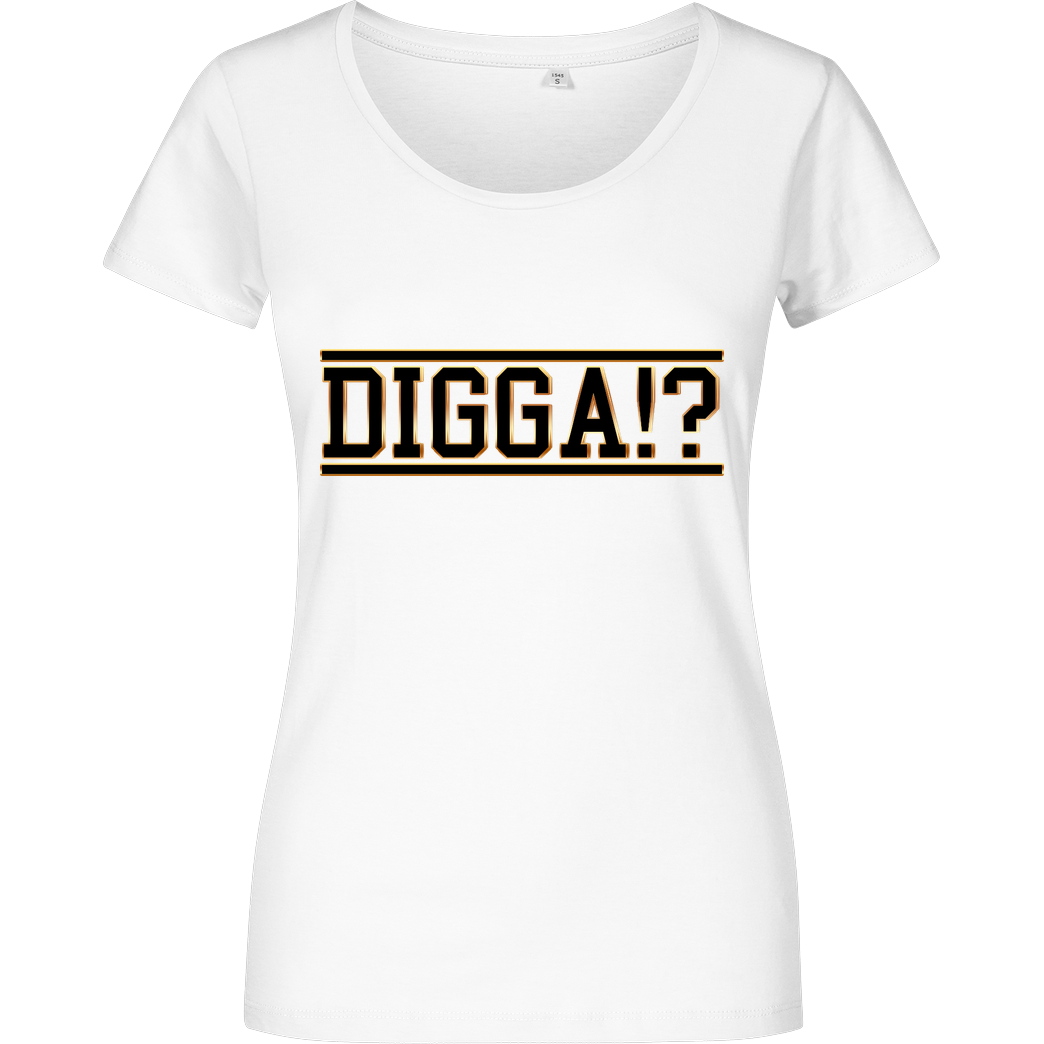 TheSnackzTV TheSnackzTV - Digga schwarz T-Shirt Girlshirt weiss