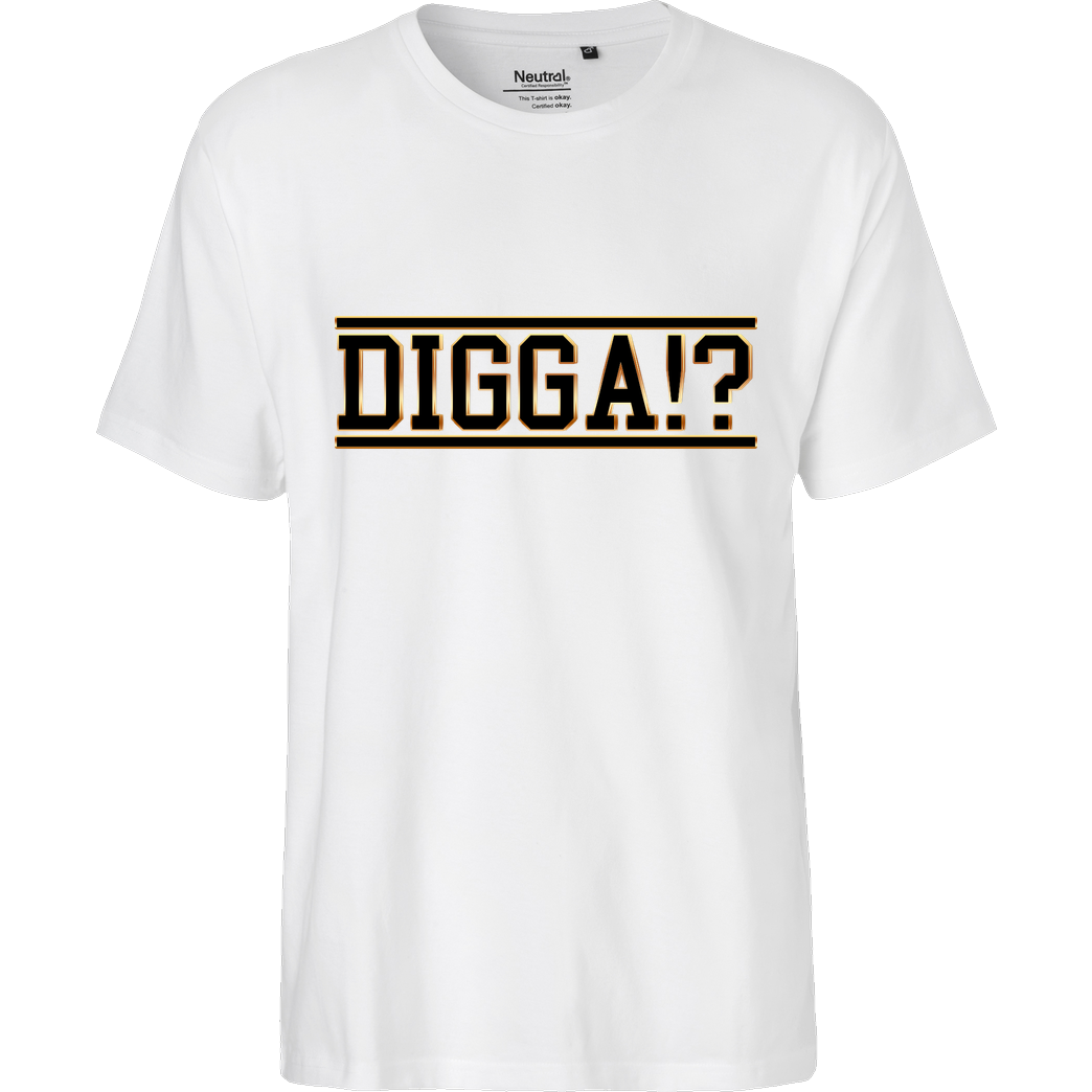 TheSnackzTV TheSnackzTV - Digga schwarz T-Shirt Fairtrade T-Shirt - white
