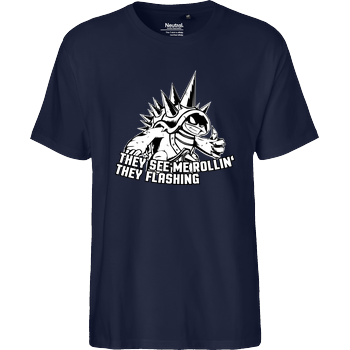 They See Me Rollin' Fairtrade T-Shirt - navy